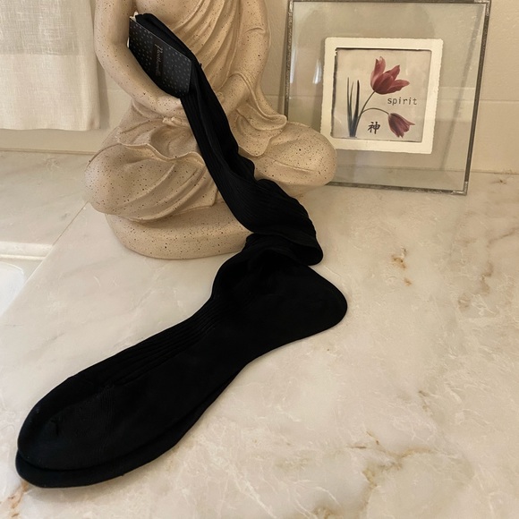 Vintage silk tuxedo socks - Picture 3 of 3